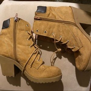 Chunky heel boots